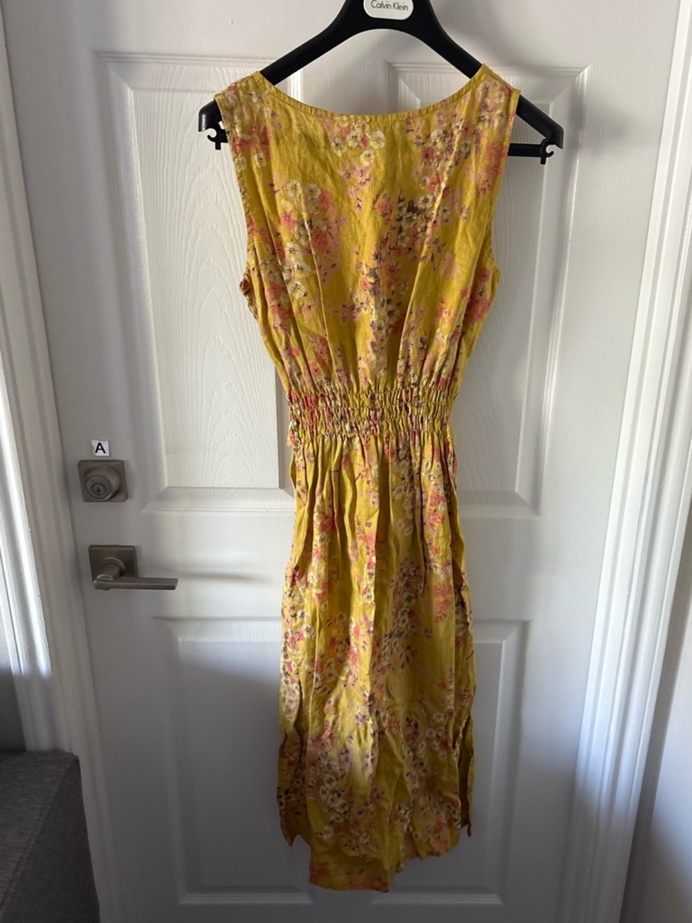 NWT Bellambia 100% Linen Floral Midi Dress Size S - Picture 2 of 5